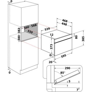WHIRLPOOL WMD44MX Beépíthető mikrohullámú sütő