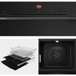 Hisense BFS615S8B Beépíthető sütő Gőz funkcióval