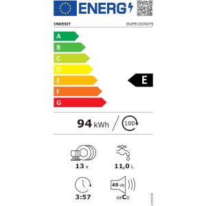 INDESIT IN2FE13CNO7S Mosogatógép